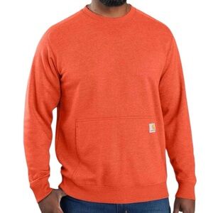 Carhartt  FORCE Crewneck Sweatshirt orange size medium